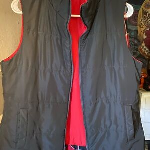 Merona Red and Black Vest (Late 90’s/ Early Y2K)
